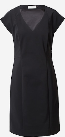 Robe rosemunde en noir : devant