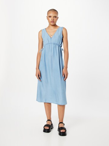 s.Oliver Summer Dress in Blue: front