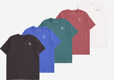 Abercrombie & Fitch Majica u plava / kraljevski zelena / trešnja crvena / crna / bijela, Pregled proizvoda