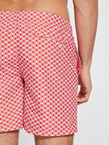 Shorts de bain 'Kite Tile' Shiwi en rouge