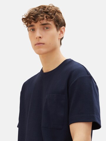 TOM TAILOR DENIM Shirt in Blauw