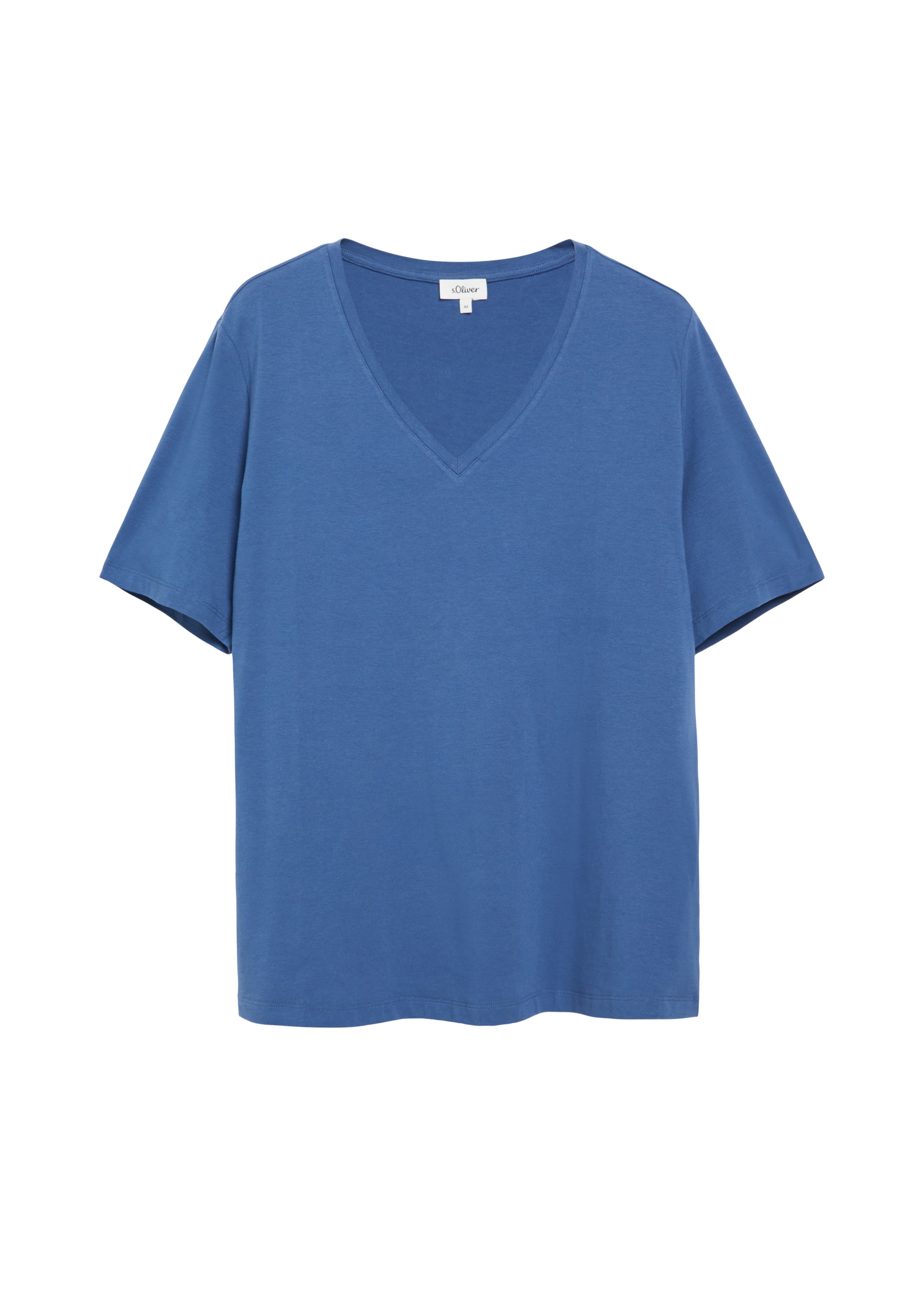 s.Oliver CURVE T-Shirt in Blau: Vorderseite