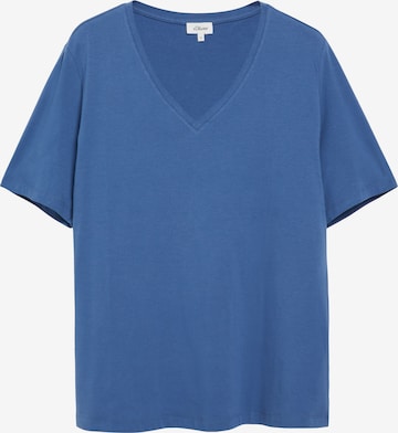 T-shirt s.Oliver CURVE en bleu : devant