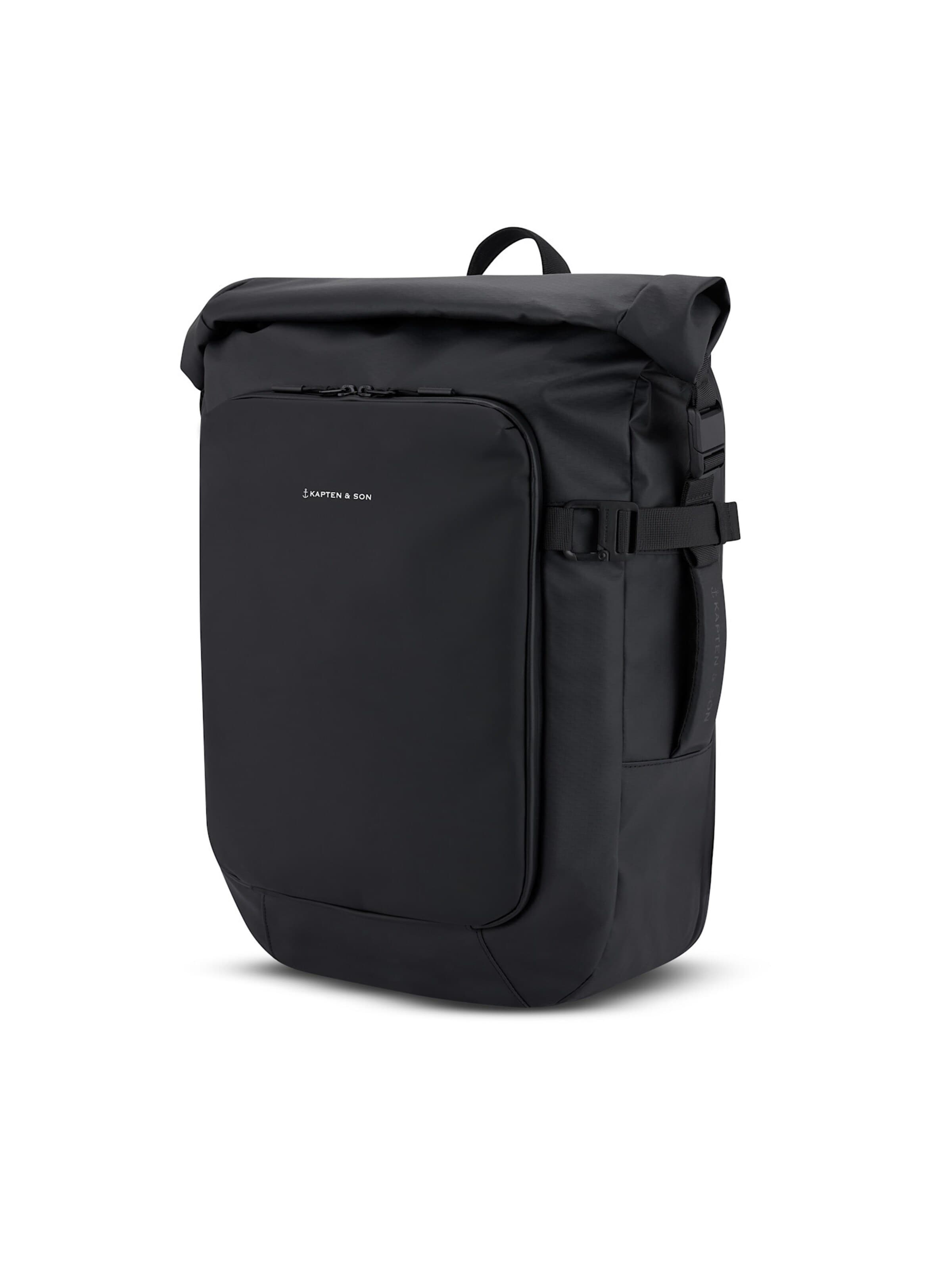 Kapten & Son Rucksack 'Lisbon Pro'‌‌‌ in Schwarz