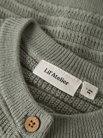 Lil'Atelier Cardigan i grøn