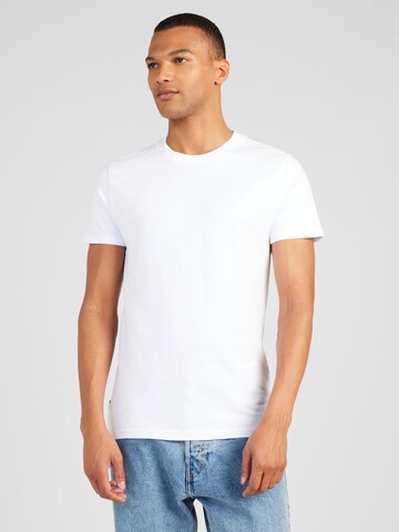 Superdry - Camisa 'Essential' em branco: frente