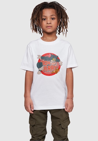 T-Shirt 'Tom and Jerry - Classic Catch' ABSOLUTE CULT en blanc : devant