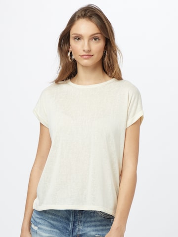 T-shirt TOM TAILOR DENIM en blanc : devant