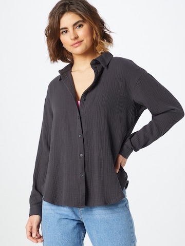 JDY Bluse 'JDYTheis' in Grau: Vorderseite