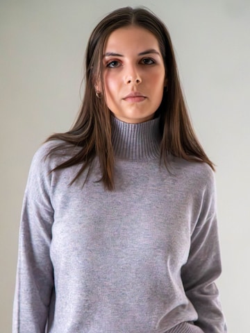 WEARABLE STORIES Trui 'Riske' in Grijs