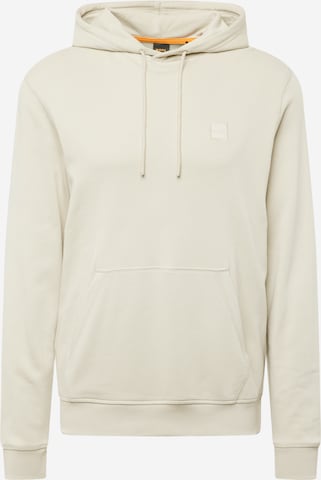 BOSS Orange Sweatshirt 'Wetalk' in Beige: front