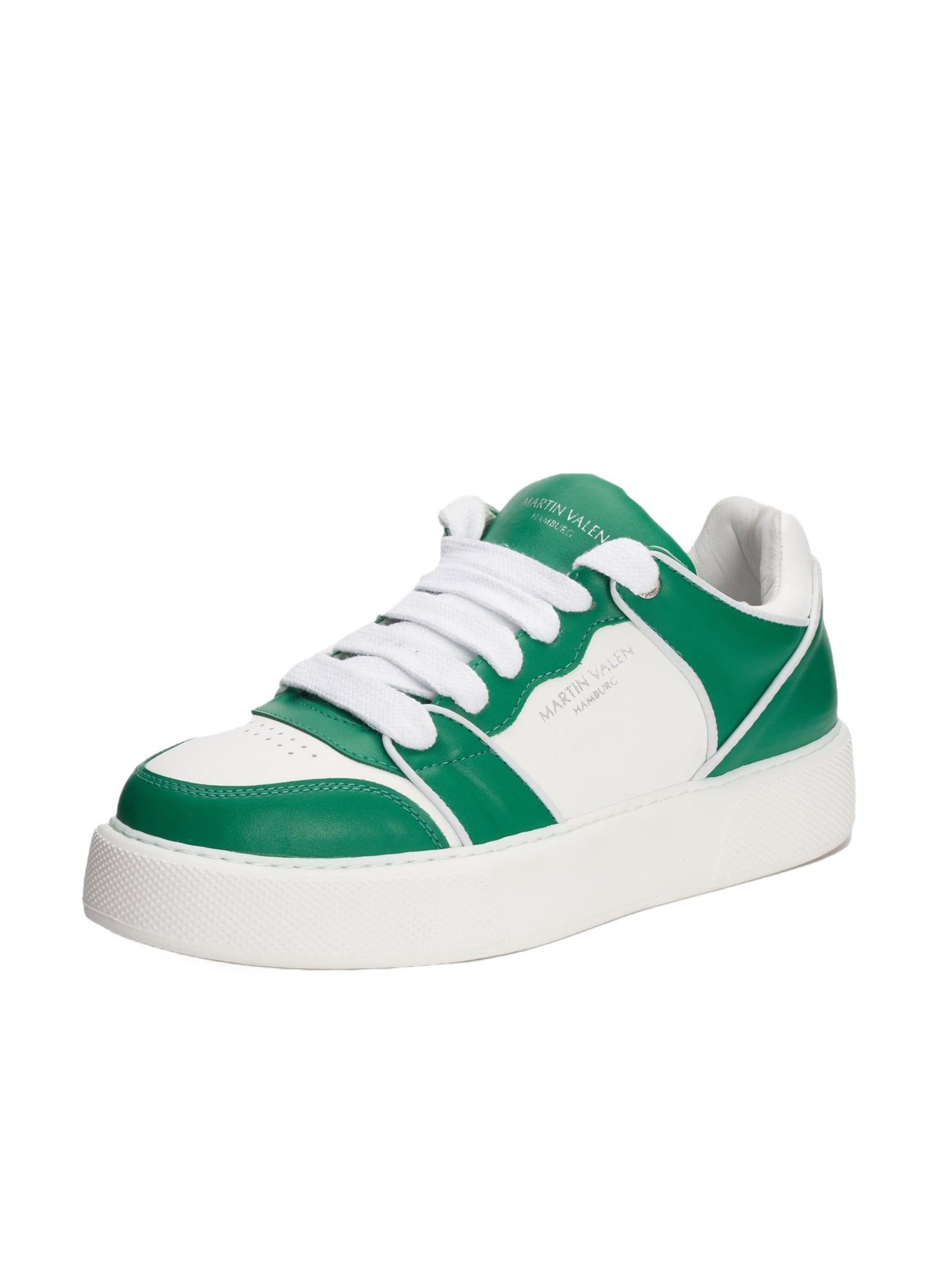 MARTIN VALEN Platform trainers in Green: front