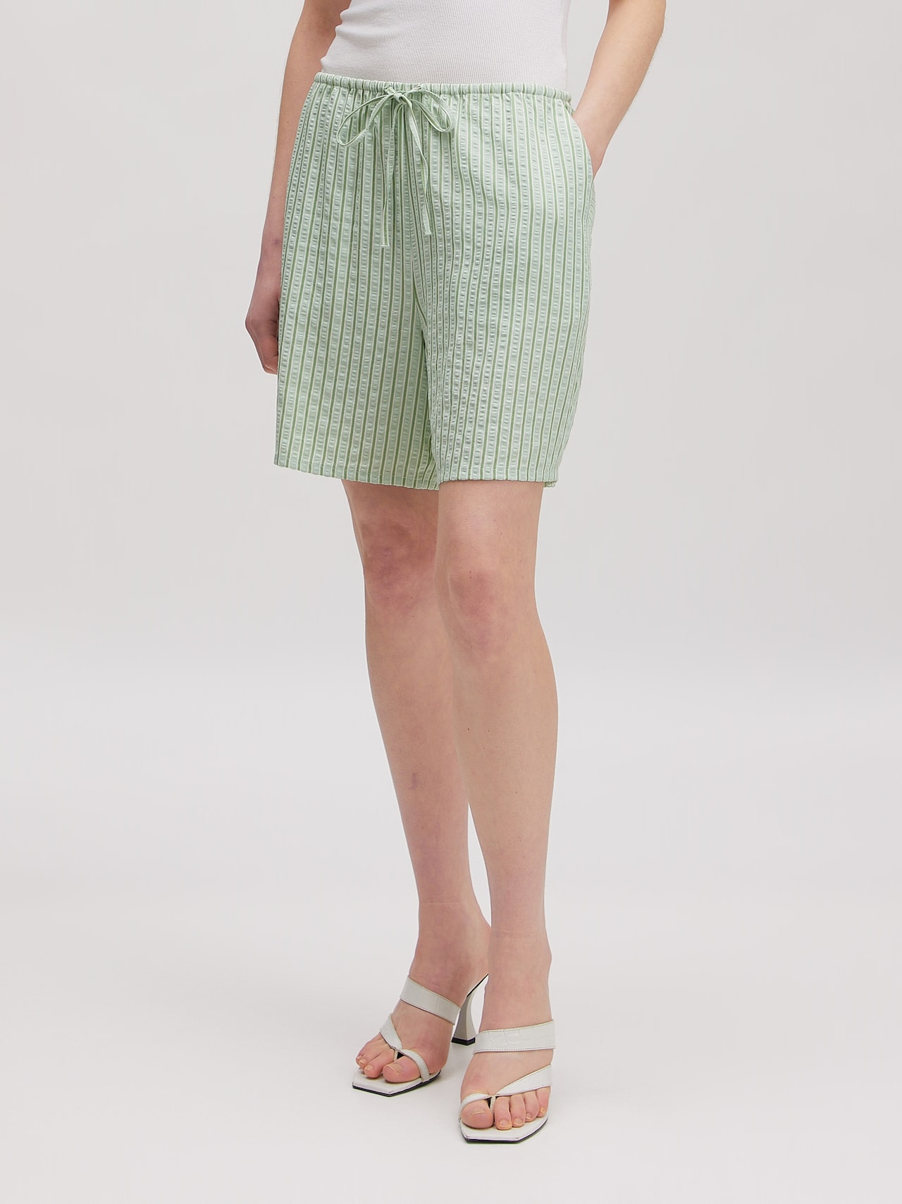 EDITED Broek 'Sylvie' Olijfgroen