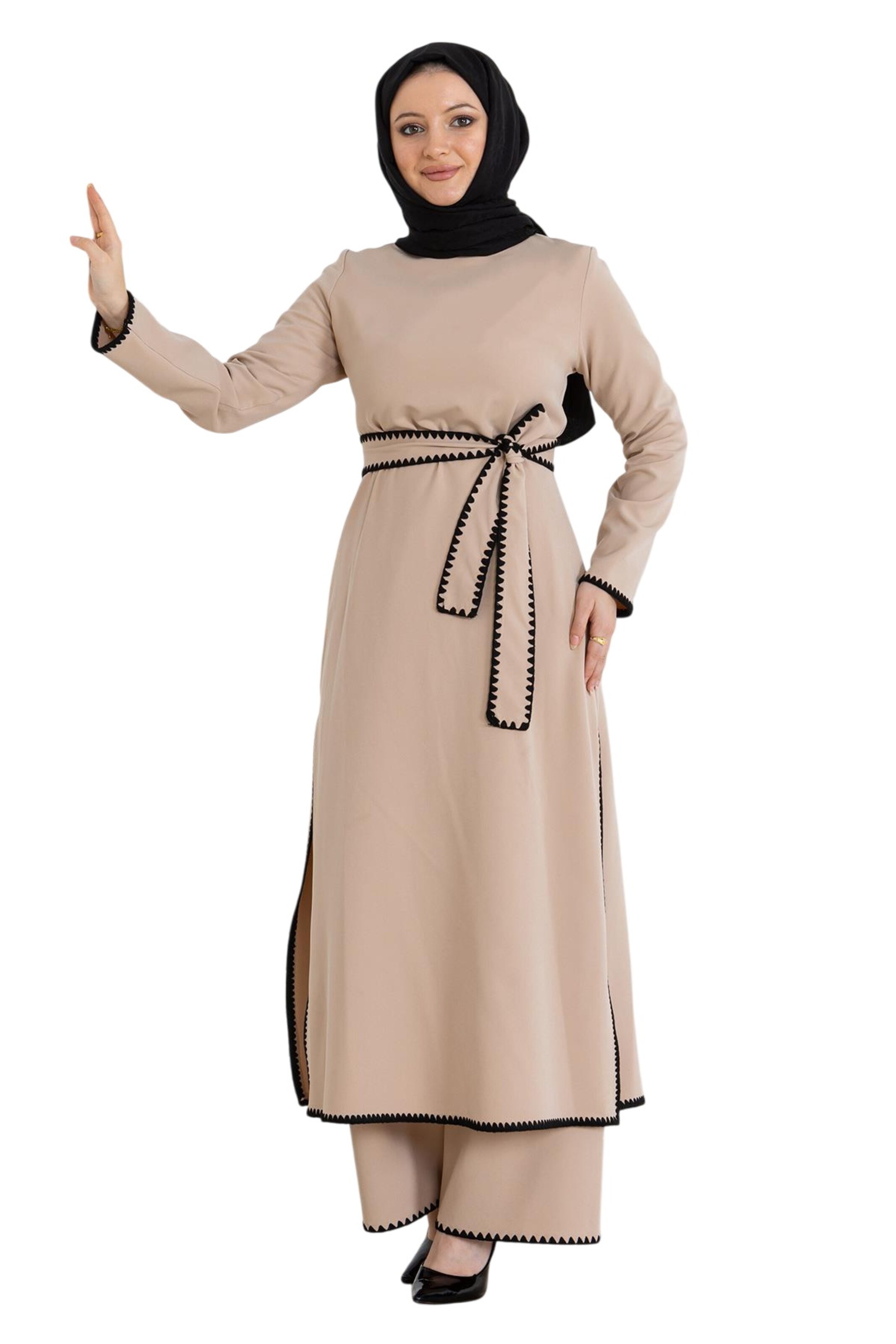MODAMIHRAM Broekpak in Beige