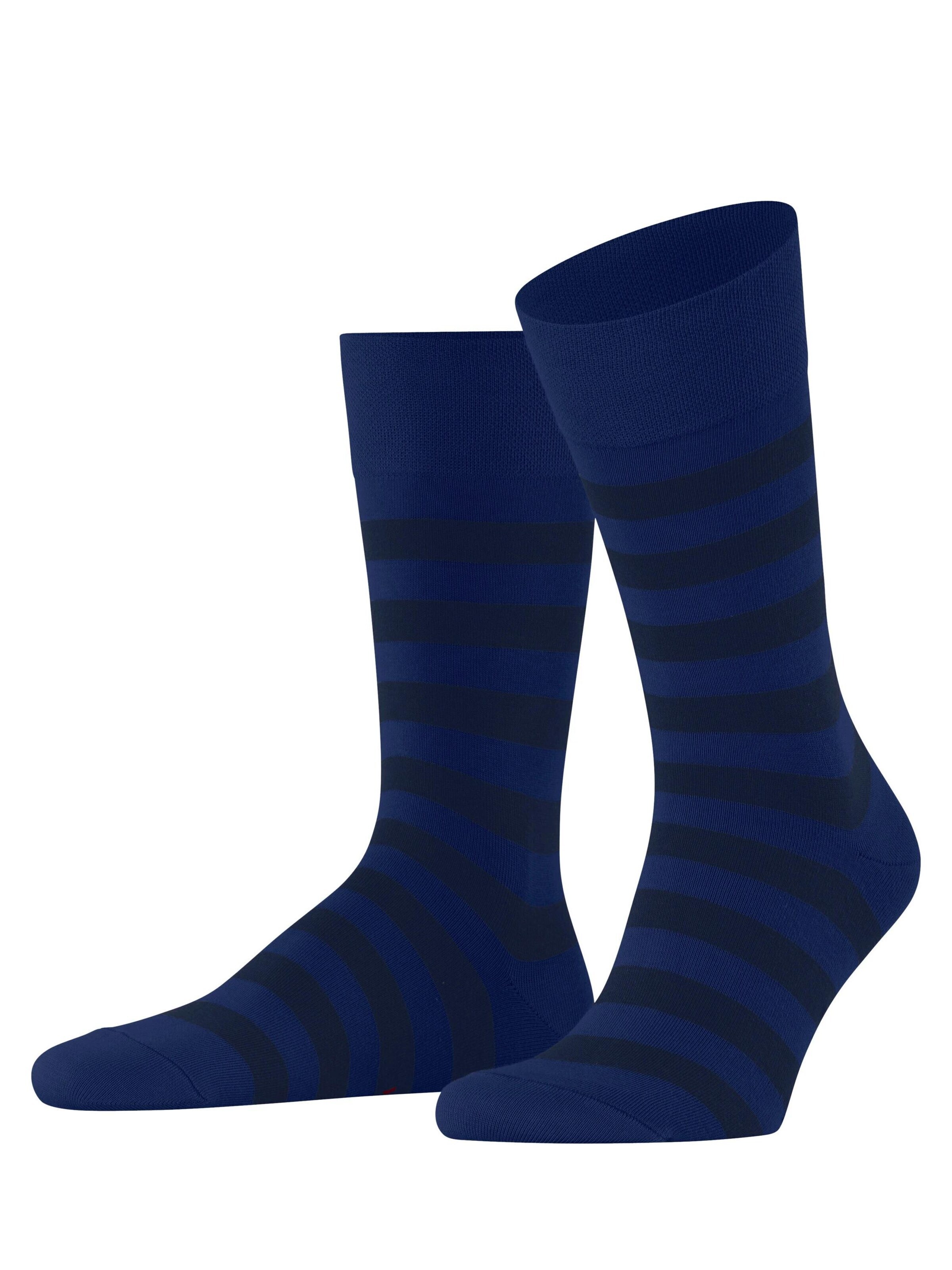 FALKE Socken 'Sensitive Mappd Line'‌‌‌‌‌‌‌‌ in Blau: Vorderseite