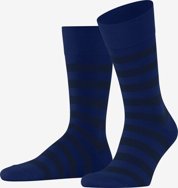 FALKE Socken 'Sensitive Mappd Line' in Blau: Vorderseite