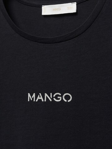 MANGO Koszulka w kolorze czarny