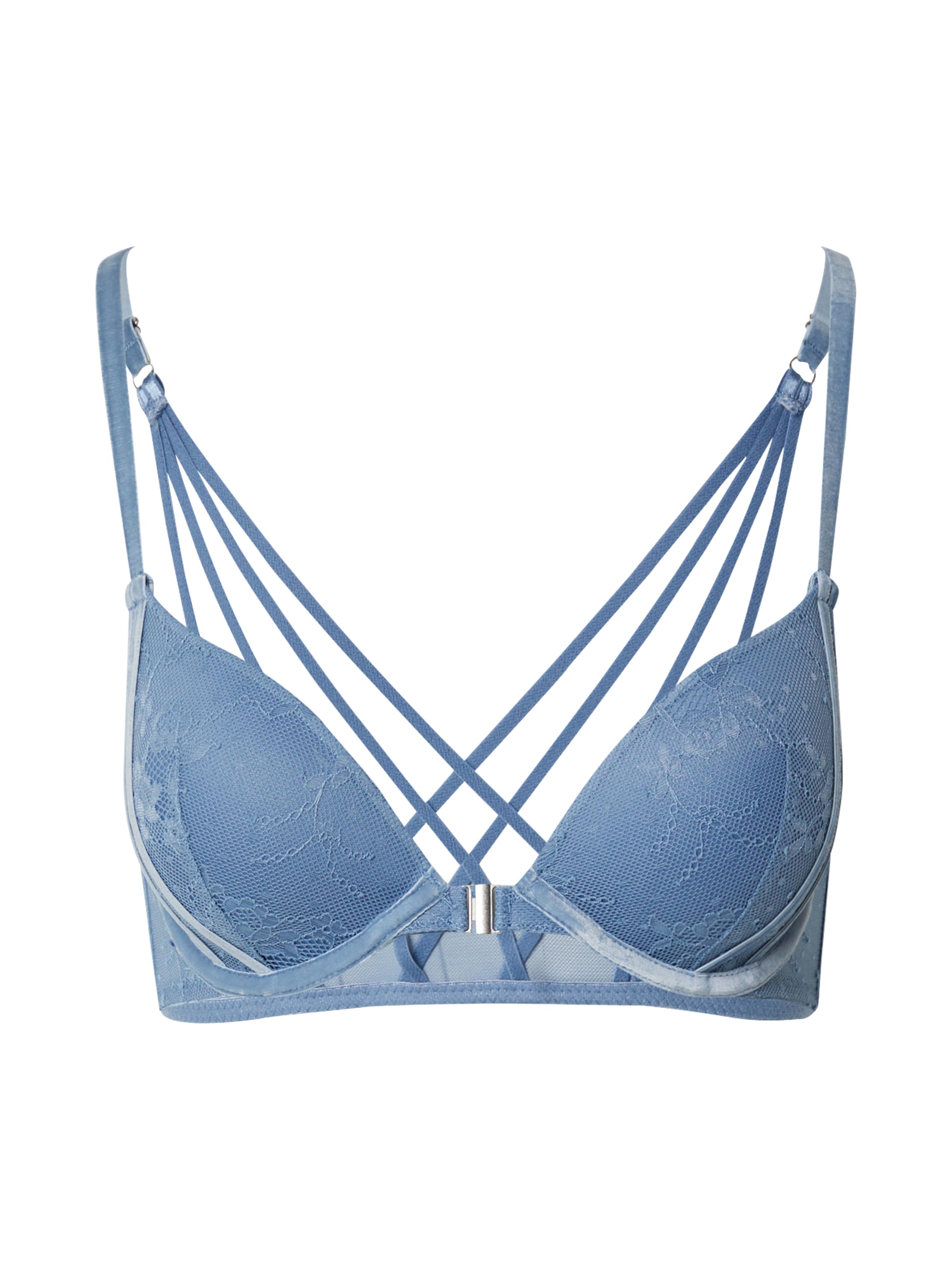 HunkemöllerPush-up Grudnjak 'Molly' - plava boja: prednji dio