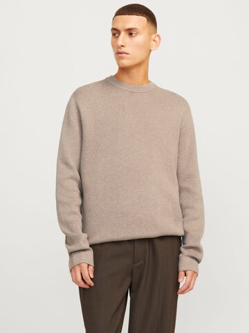 JACK & JONES Sweater 'Blamilano' in Brown