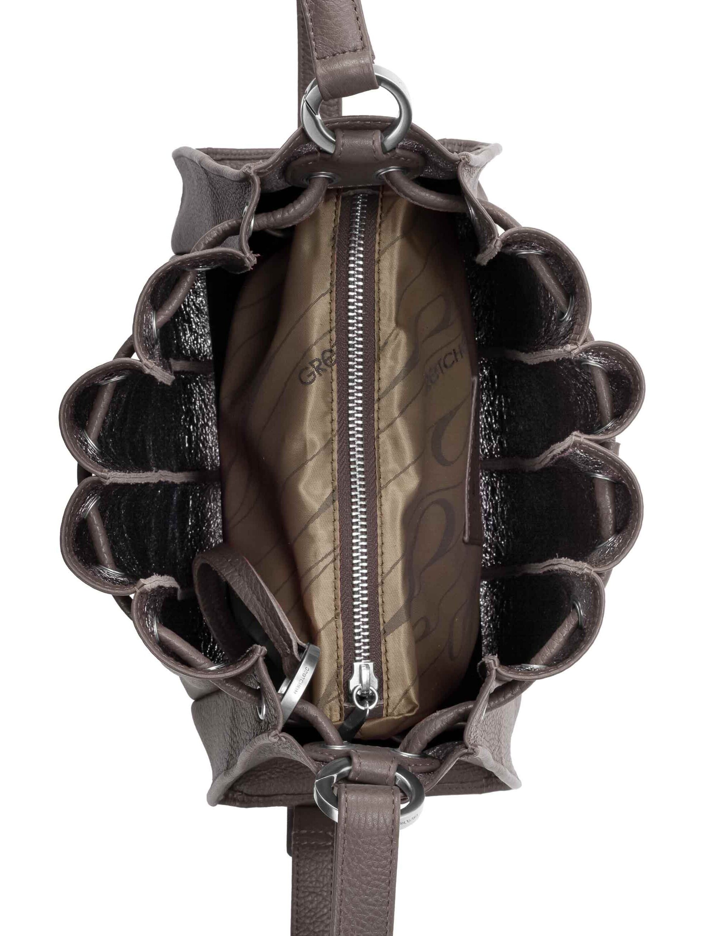 Gretchen Pouch 'Fan' in Grey