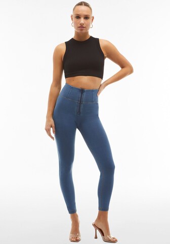 Freddy Skinny Jeggings in Blue: front