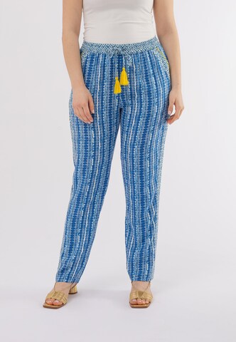 October Loosefit Schlupfhose in Blau: Vorderseite