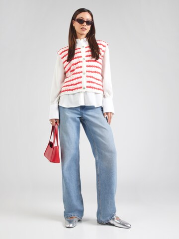 Hailys Knitted Vest 'Fi44nlay' in Red