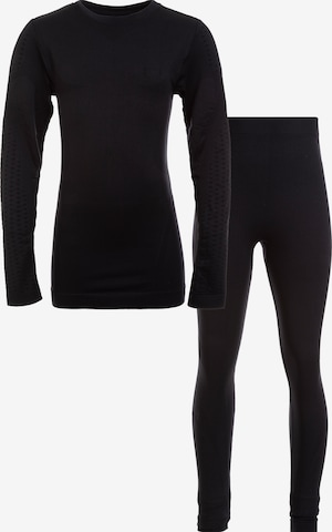 ZigZag Underwear Set 'Gualala' in Black: front