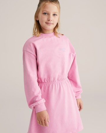 WE Fashion Obleka | roza barva