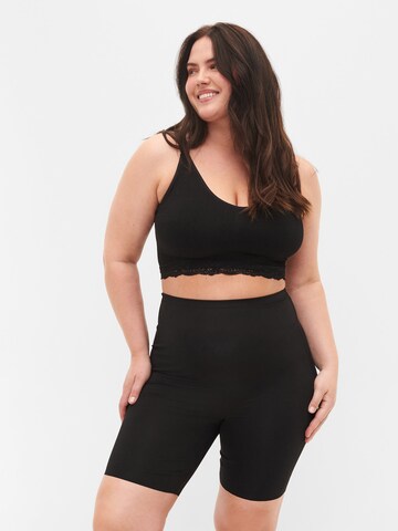 Devoted by Zizzi - Pantalón moldeador en negro: frente