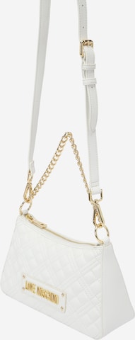 Love Moschino Shoulder Bag in White: front
