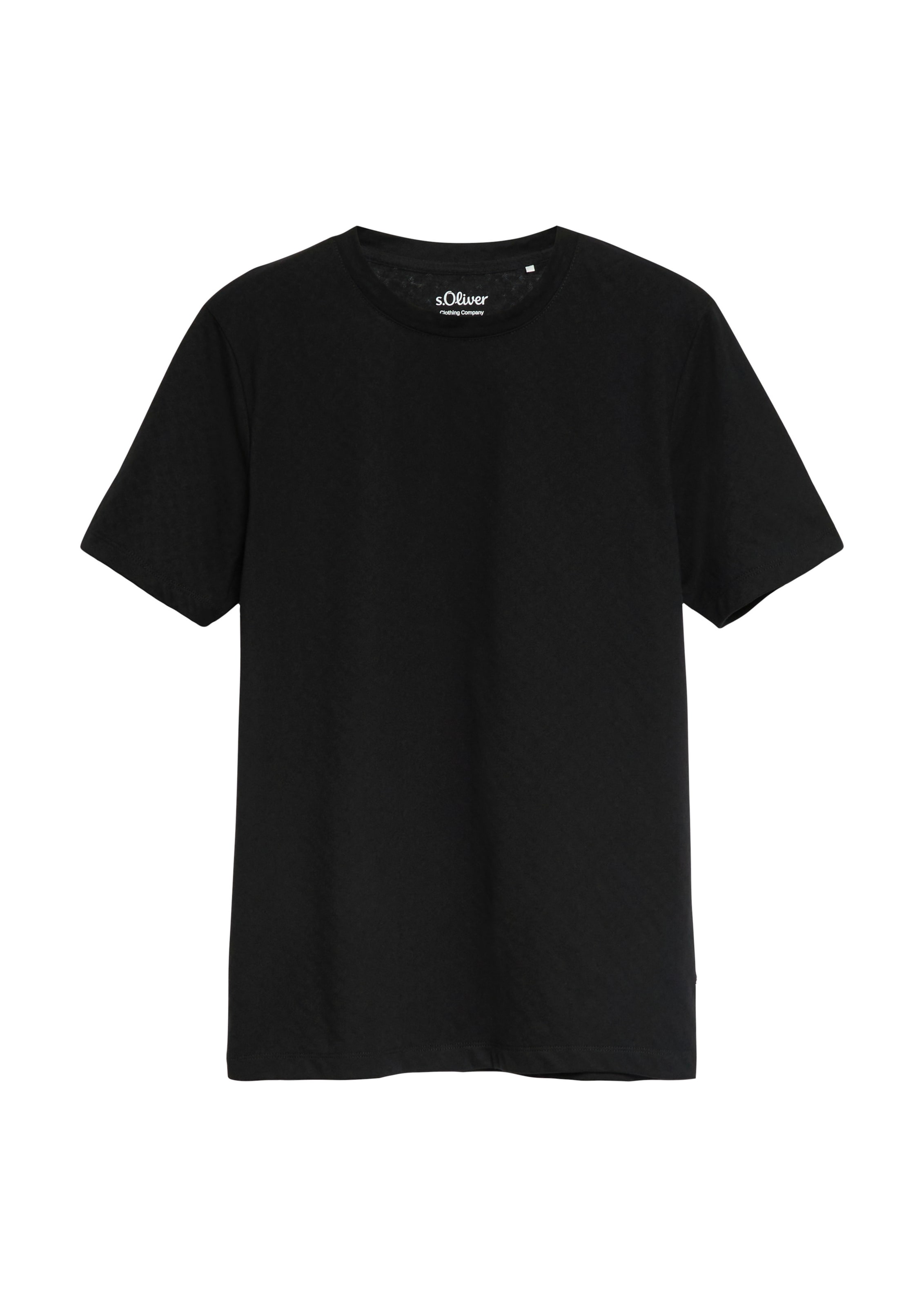 s.Oliver Shirt in Zwart: voorkant