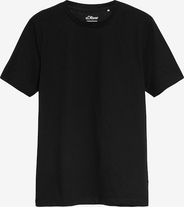 s.Oliver Shirt in Zwart: voorkant