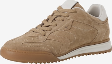 Tamaris Platform trainers in Beige: front