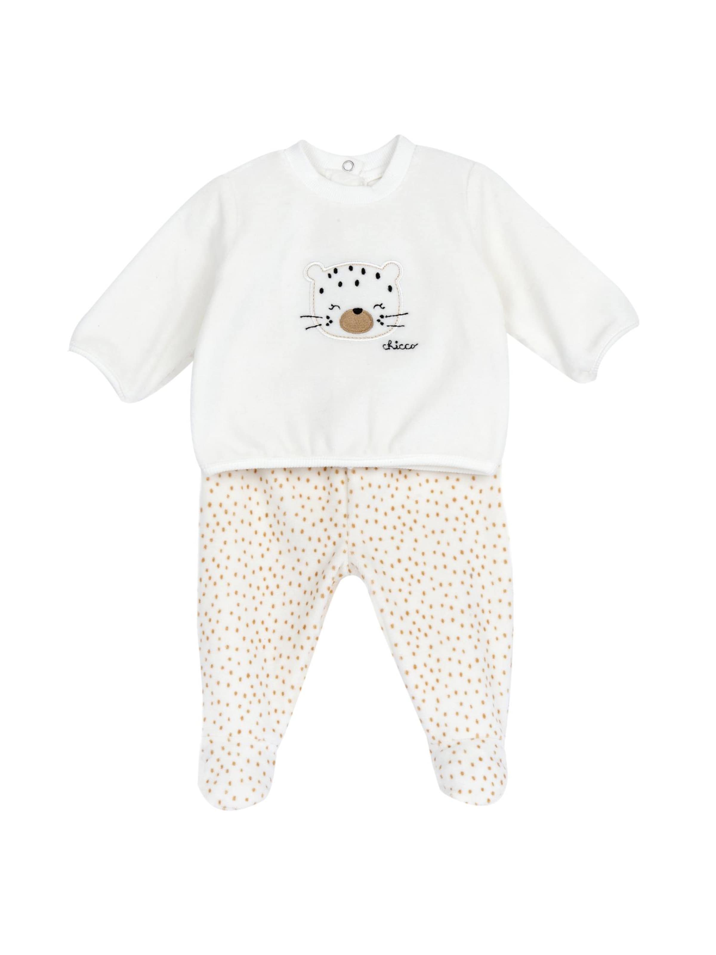 Chicco Szettek - fehér: elől