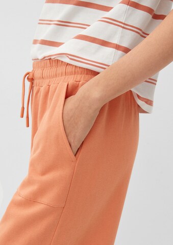 s.Oliver Zvonové kalhoty Kalhoty – oranžová