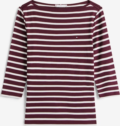 TOMMY HILFIGER Paita 'NEW CODY' värissä viininpunainen / valkoinen, Tuotenäkymä