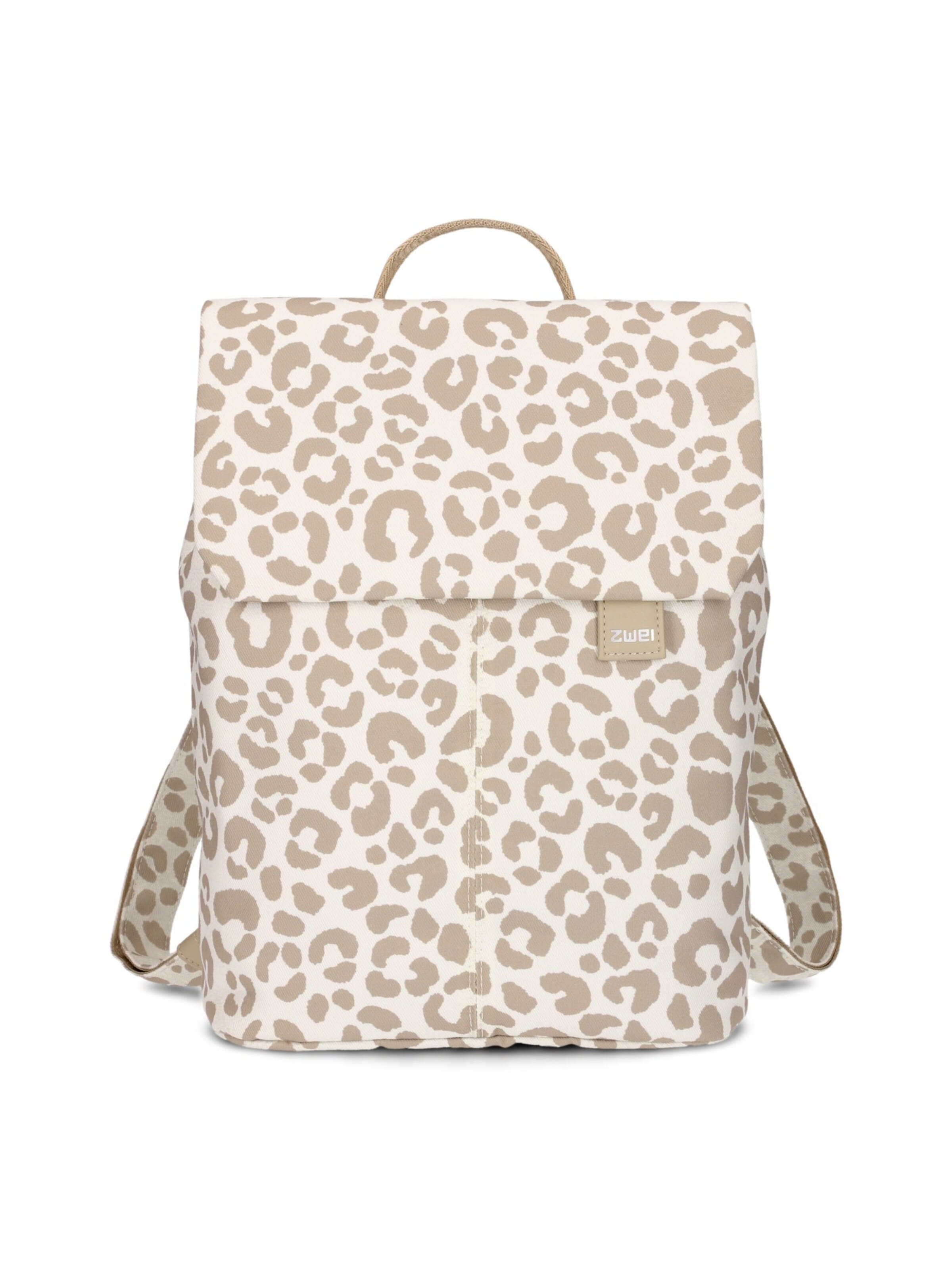 ZWEI Backpack 'Mademoiselle.M MR13' in Beige: front