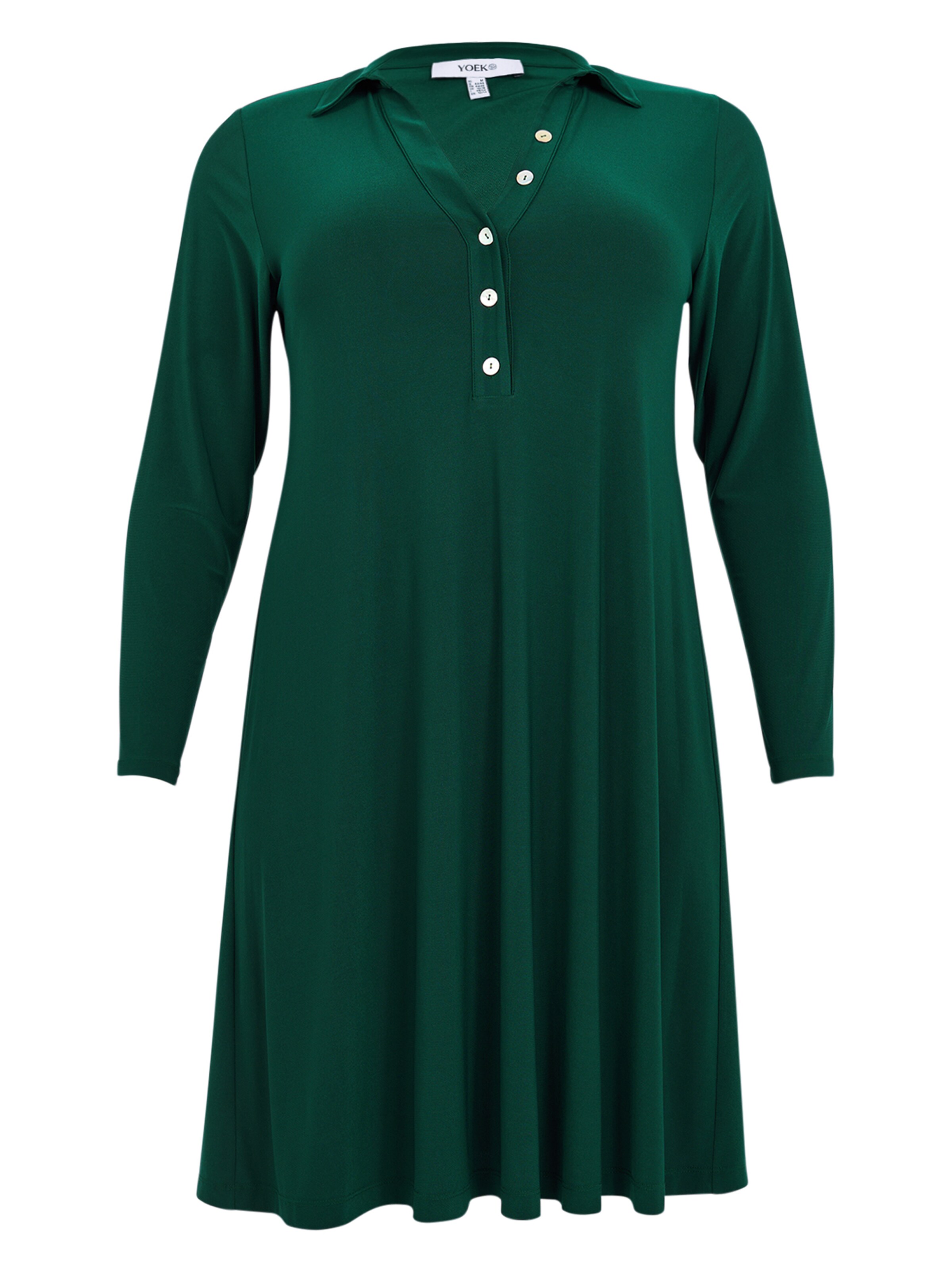 Robe YOEK en vert : devant