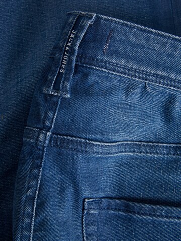 JACK & JONES Slimfit Farkut 'JJITim JJOliver' värissä sininen