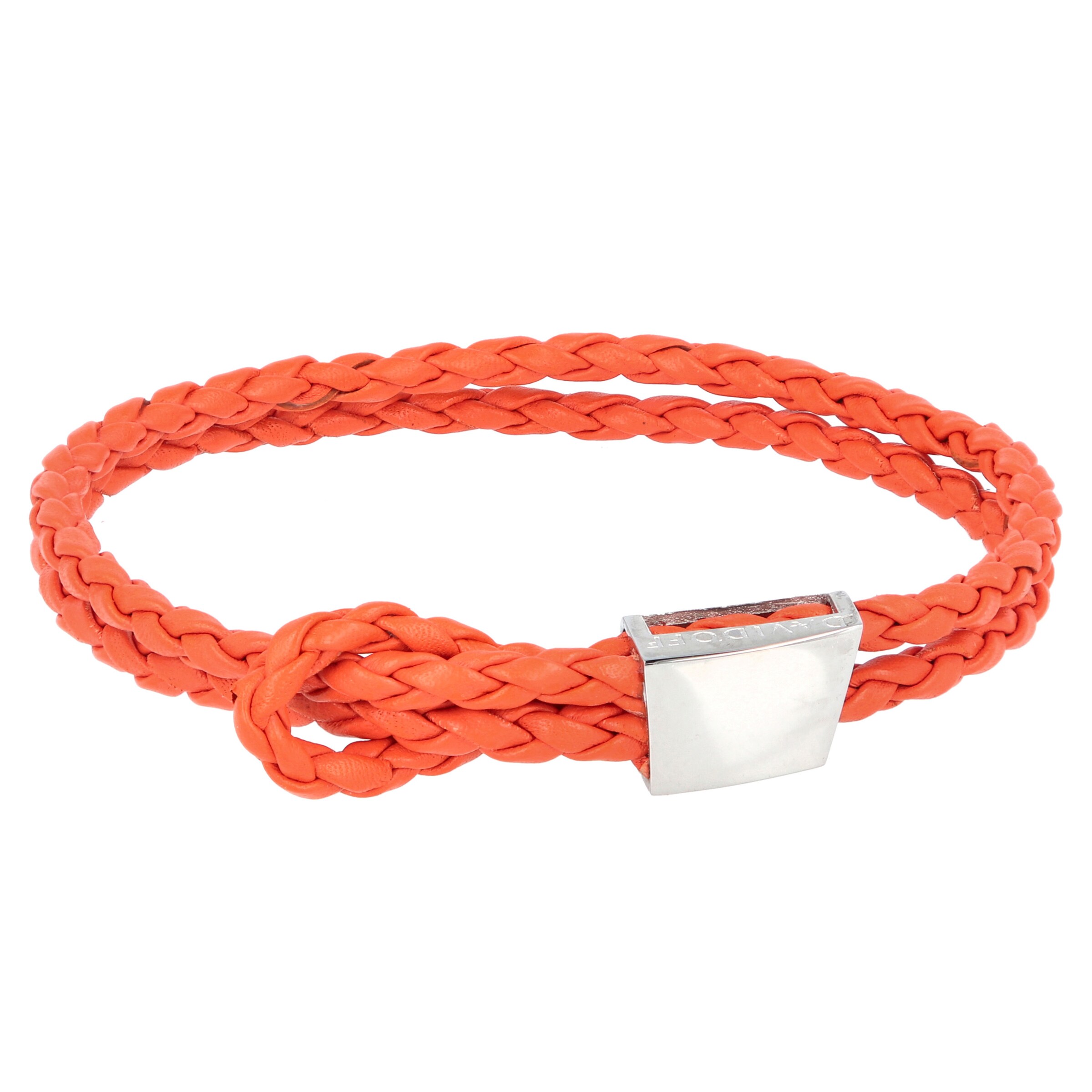 Davidoff Armband 'Home Run' in Orange: Vorderseite