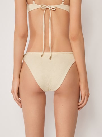 CALZEDONIA Bikinihose 'Wild Jungle' in Weiß