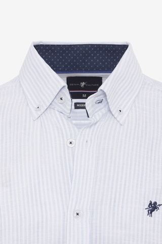 DENIM CULTURE - Ajuste regular Camisa 'ANTOINE' en blanco