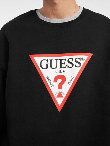GUESS Sweatshirt 'Iconic' in Black