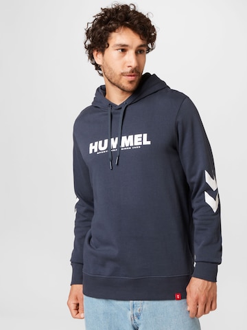 Sweat de sport 'Legacy' Hummel en bleu : devant