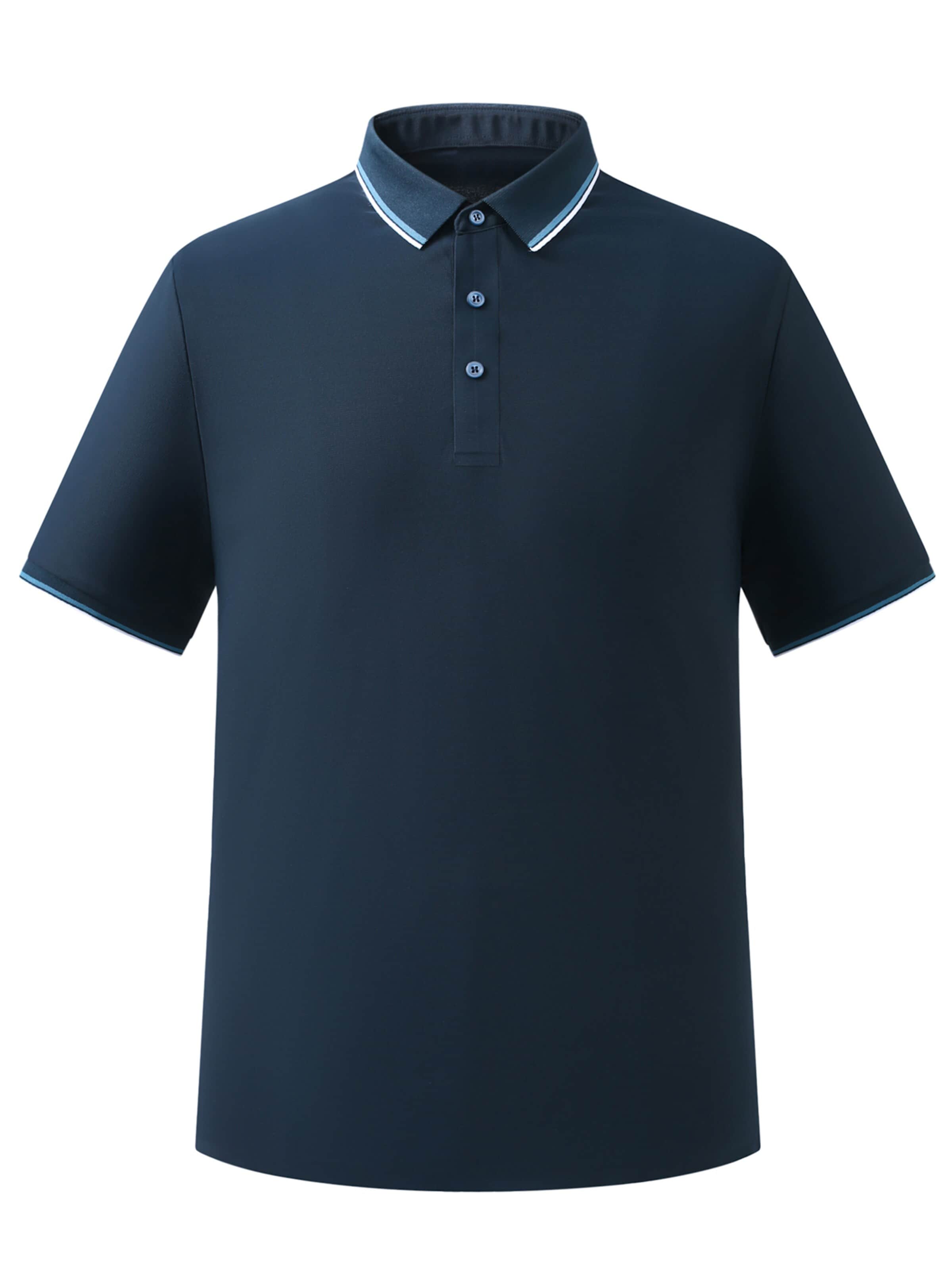 ALLTHEMEN Shirt 'Haltung' in Blue: front