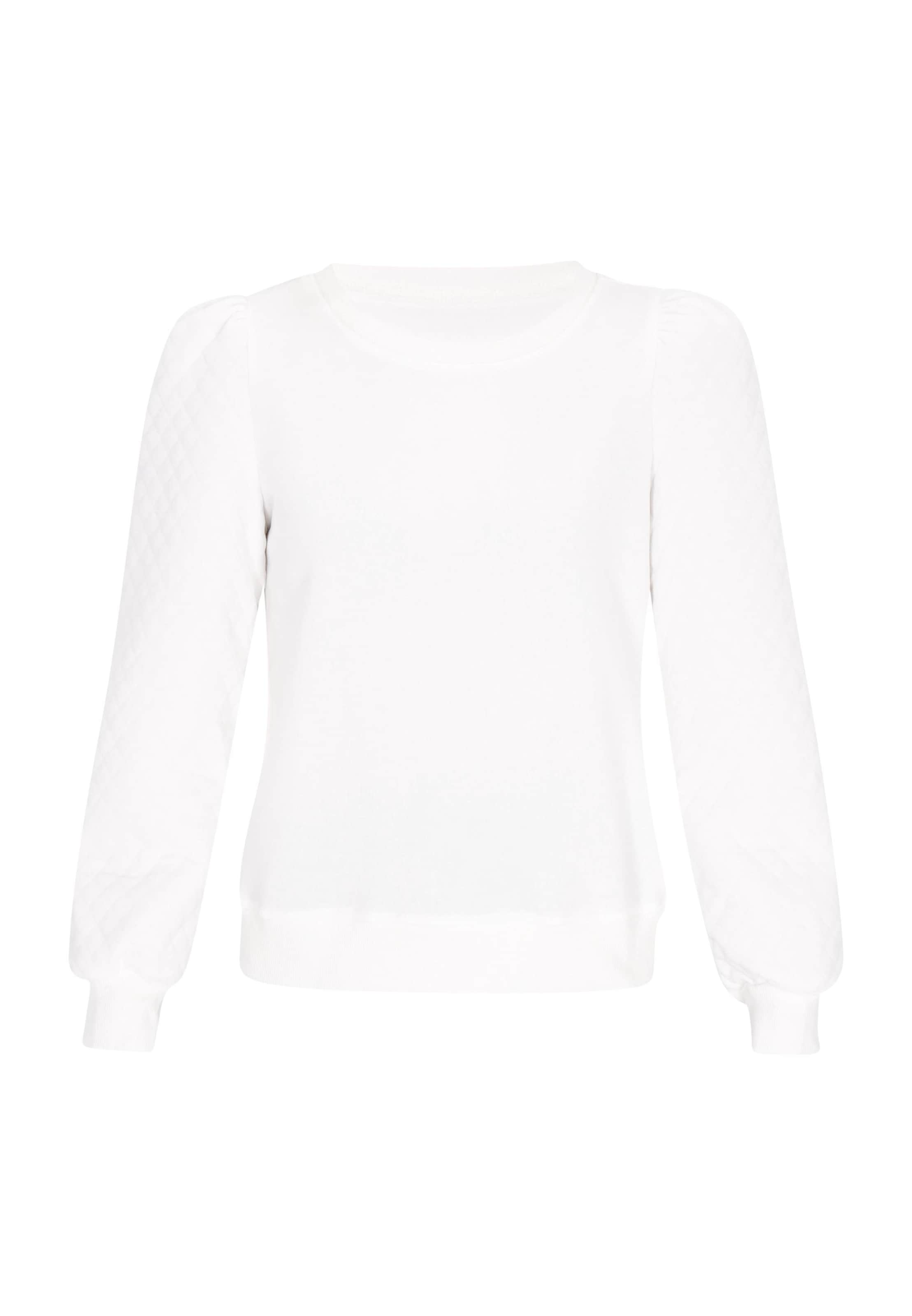 MIMO Sweatshirt in Weiß: Vorderseite