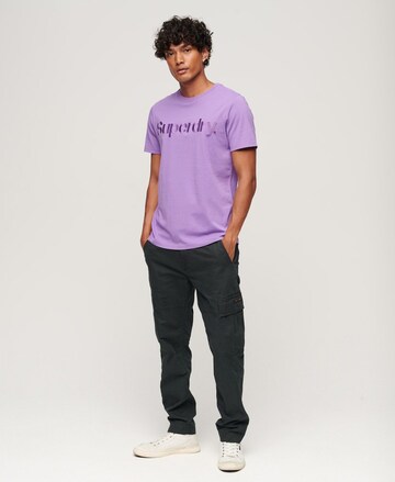 T-Shirt Superdry en violet