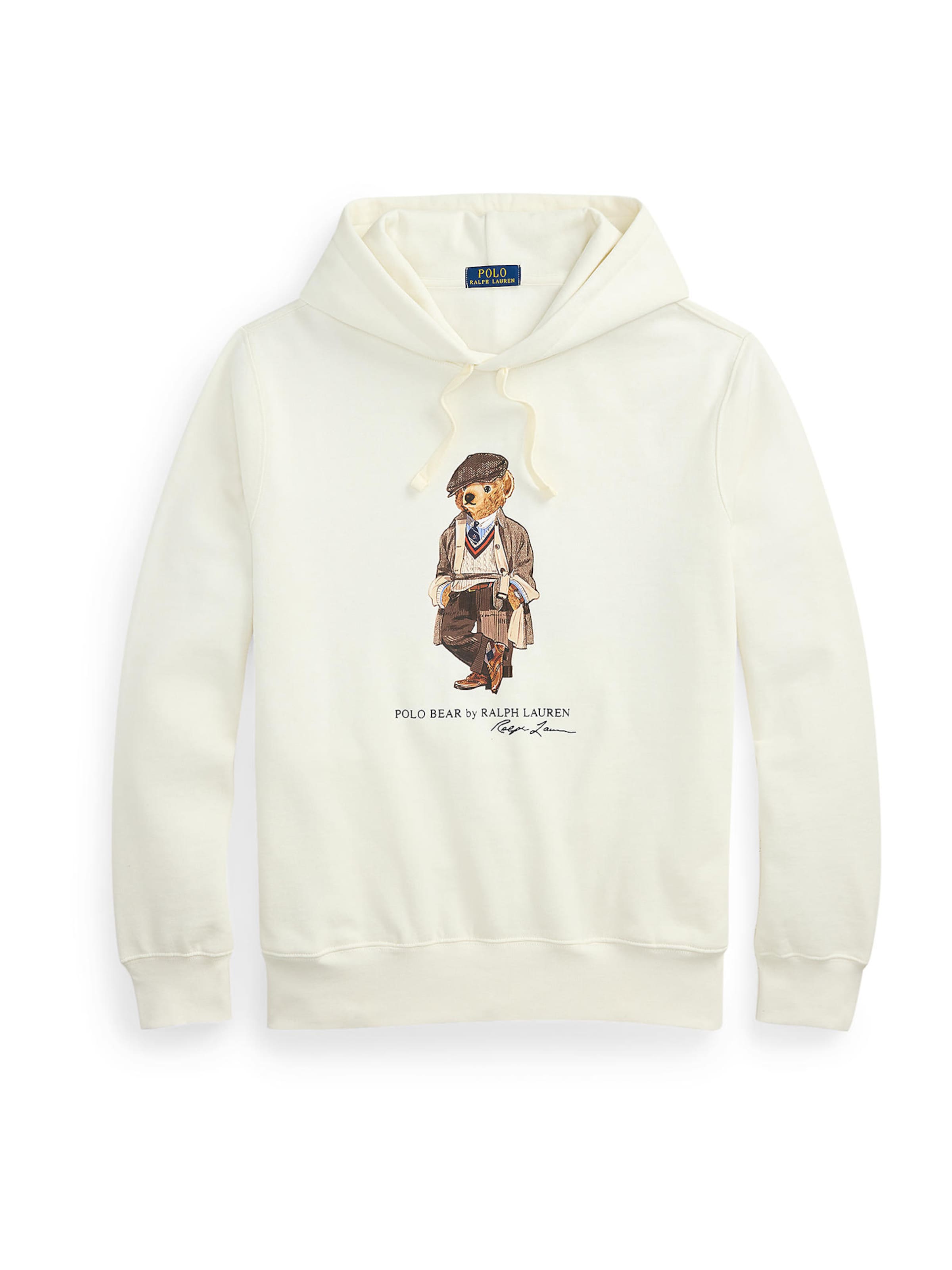 Sweat-shirt Polo Ralph Lauren en blanc : devant