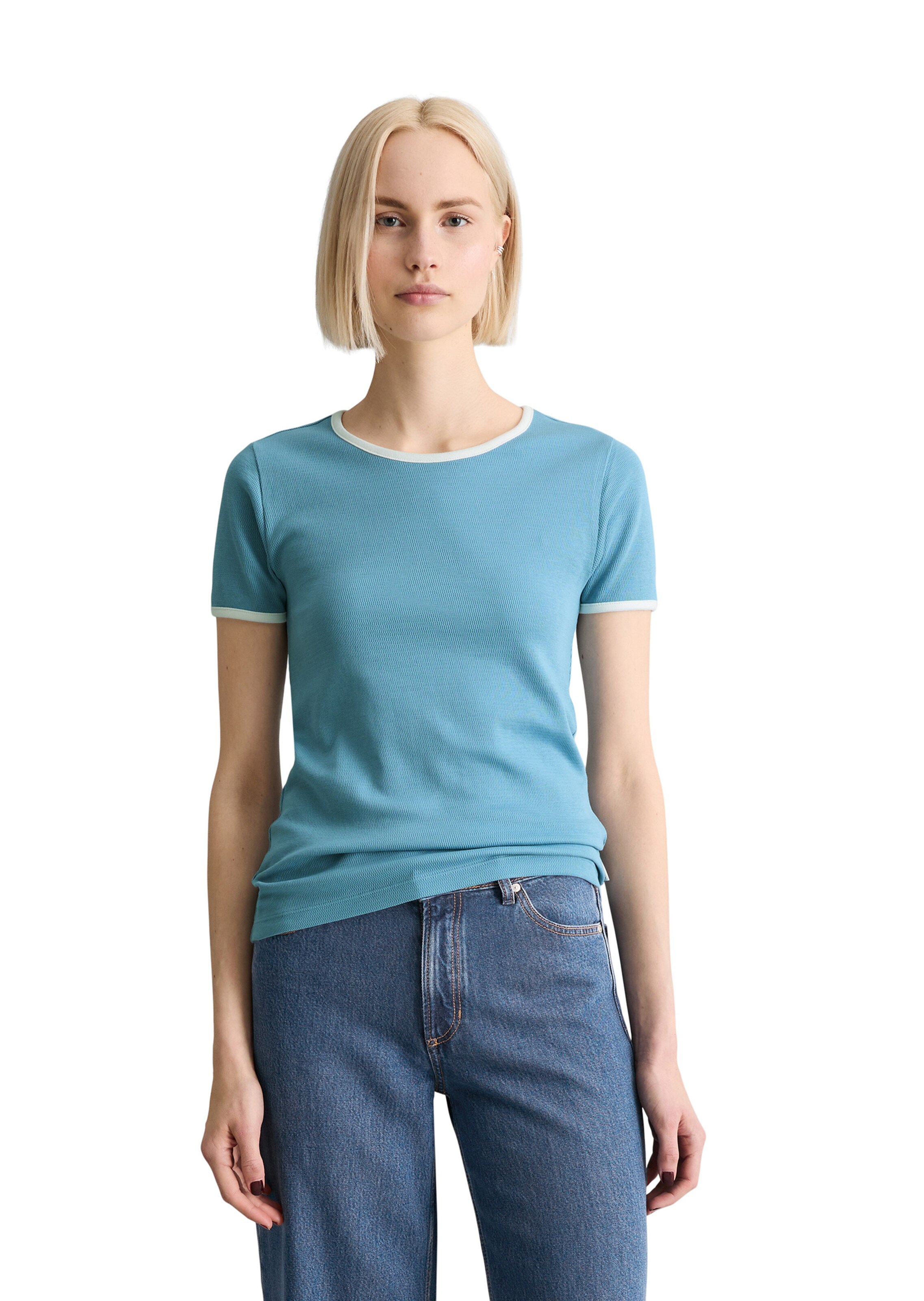 Marc O'Polo DENIM T-Shirt in Blau: Vorderseite